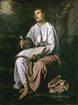 ディエゴ・ベラスケス Painting - パトモス島のジョンの肖像画 ディエゴ・ベラスケス